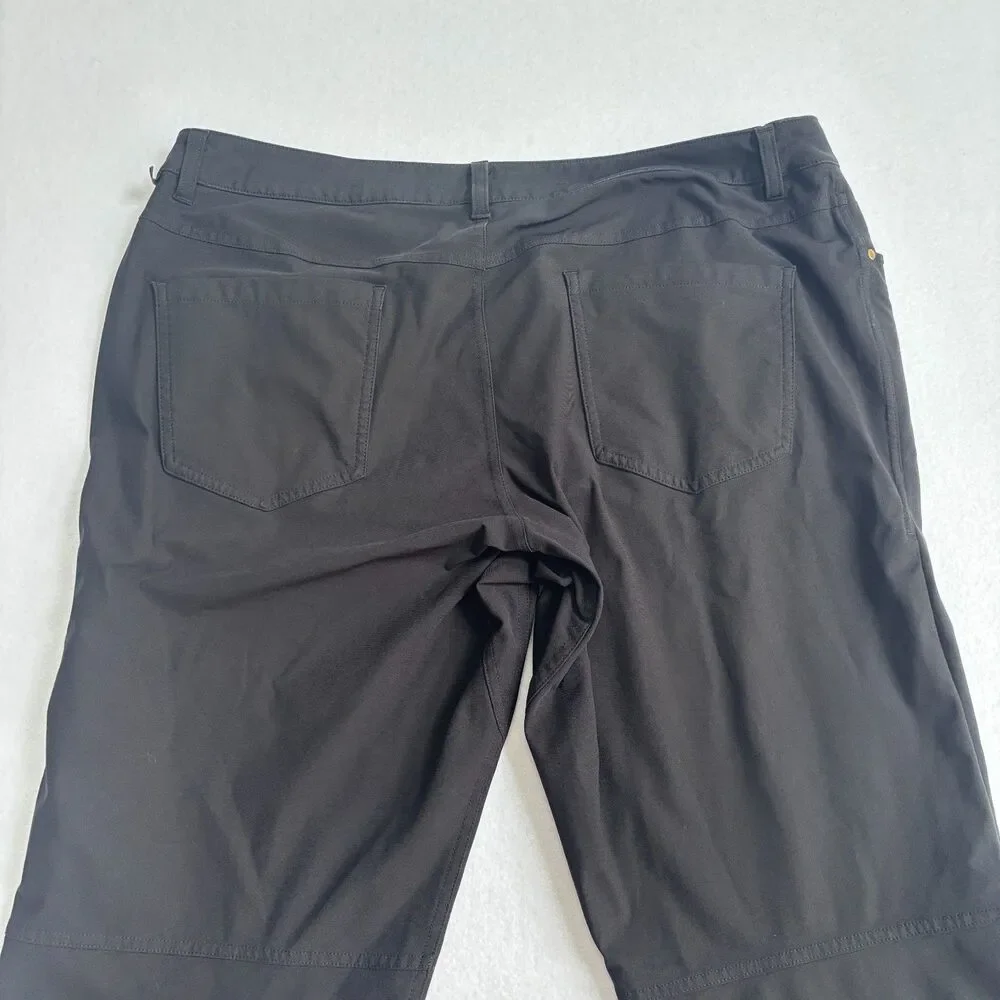 Lululemon ABC Pant Classic Mens 38 Black Performance Warpstreme Golf Work